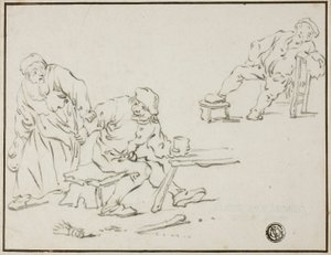 Tavern Scene by Adriaen van Ostade