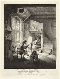 The Painter in his Studio by Adriaen van Ostade
