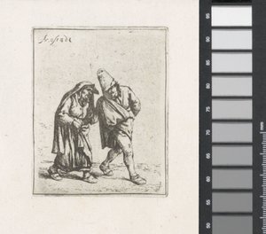 Walking Peasant Couple by Adriaen van Ostade