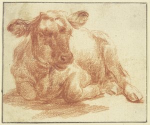 Lying Cattle to the Left by Adriaen van de Velde