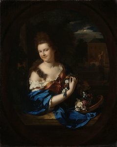 Portrait of Margaretha Rendorp, Wife of Jan van de Poll by Adriaen van der Werff