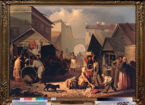 Refreshment Stall in St Petersburg by Adrian Markovich Volkov