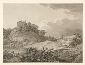 View of Nossen Castle in Saxony