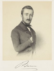 Portrait of Johannes Bosboom by Adrianus Johannes Ehnle