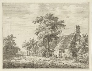 Two Houses Along a Road