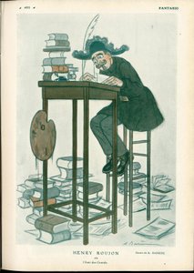 Fantasio, ca. 1912 - Illustration of A Barrere: Fine Arts, Reading Write - Roujon Henry