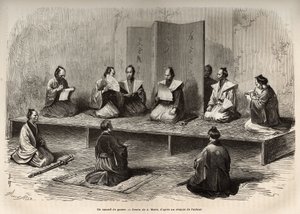 A War Council in Edo (Present-day Tokyo) by Adrien Emmanuel Marie