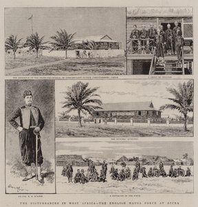 The Disturbances in West Africa, the English Hausa Force at Accra