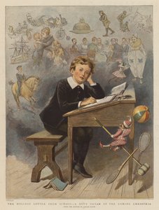 The Holiday Letter from School, a Boy
