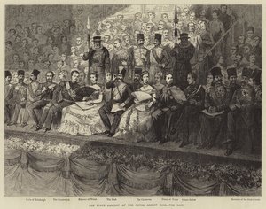 The State Concert at the Royal Albert Hall, the Dais
