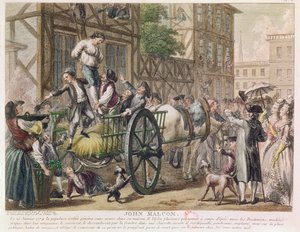 Chastisement of John Malcom by the Boston Populace on January 25th 1774, c.1785
