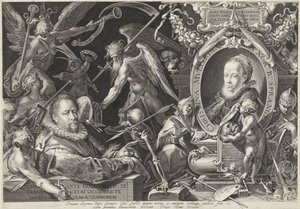 Allegorical Portrait of Bartholomeus Spranger and His Wife Christina Muller