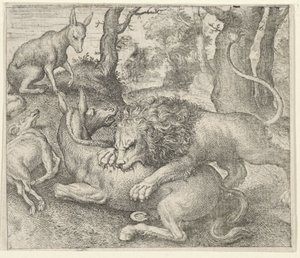 Fable of the Lion and the Fox