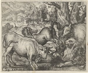 Fable of the Old Lion