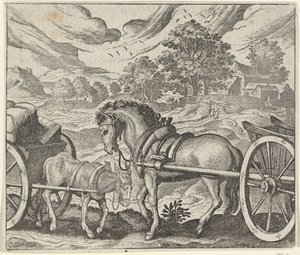 Fable of the Dissatisfied Horse and the Donkey
