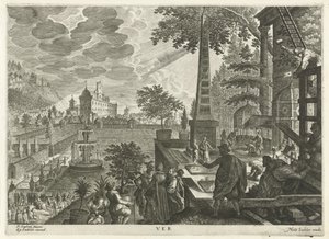 Spring (Ver) (The Four Seasons series) by Egidius  Sadeler (II)