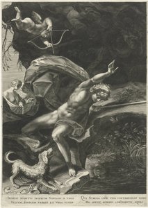 Narcissus at the Spring Hercules and Cerberus