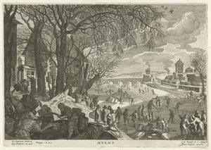 Winter (The Four Seasons series) by Egidius  Sadeler (II)