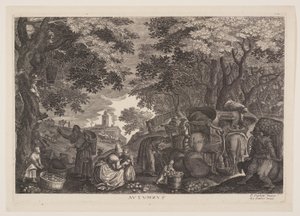 Autumn, from The Four Seasons by Aegidius Sadeler II