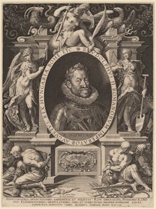 Rudolph II by Aegidius Sadeler II after Hans von Aachen