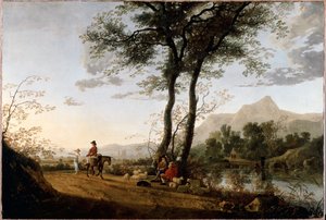 A Road near a River by Aelbert Cuyp