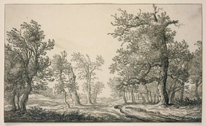 Path through an Oak Forest by Aelbert Cuyp
