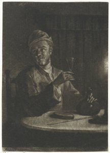 Man with Raised Glass