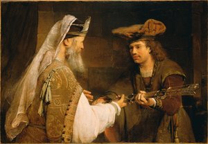 Ahimelech Giving the Sword of Goliath to David (c.1680)