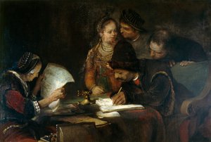 The Marriage Contract by Aert de Gelder