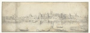 View of Gouda by Aert van Waes