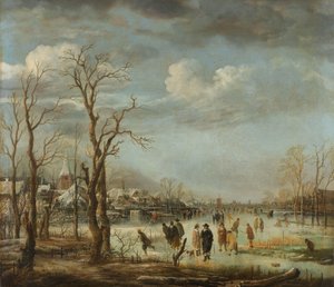 River View in the Winter, 1630-60