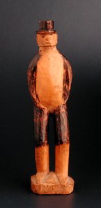 Standing figure of a European man, South-East Africa, late 19th century