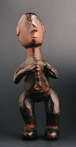 Standing Figure of a European Man Holding a Pipe, South-East Africa, Late 19th Century