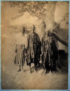 Three Senegalese Men in Traditional Costume