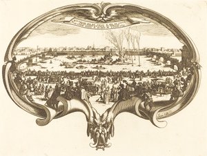 The Fan by After Jacques Callot