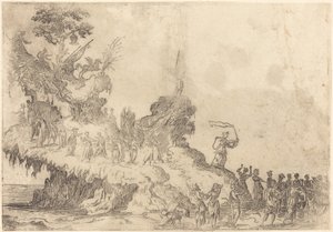 The Float of Mount Parnassus by After Jacques Callot