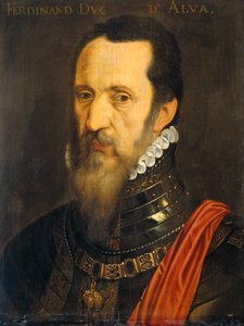 Portrait of Fernando Alvarez de Toledo, Duke of Alba by After Willem Key