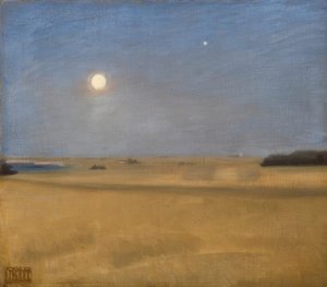 A. Slott-Møller, Midsummer, Skagen by Agnes Slott Möller