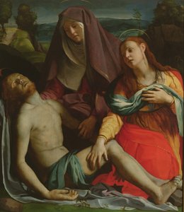Dead Christ between the Virgin and Mary Magdalene