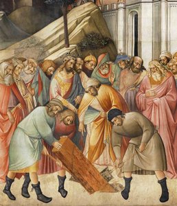 King Solomon Burying One of the Beams of the Cross