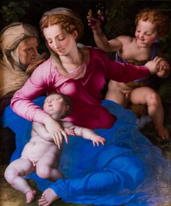Madonna and Sleeping Child, Saint Elizabeth and Saint Giovannino