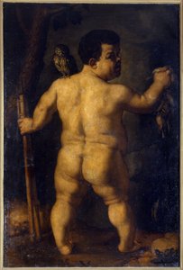Nano Morgante. Portrait of one of the most famous dwarfs of the court of Cosimo I de