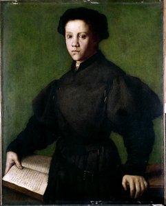 Portrait of a Young Boy by Agnolo di Cosimo Bronzino