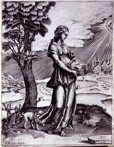 The Cumaean Sibyl by Agostino Musi