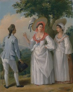 Free West Indian Creoles in Elegant Dress