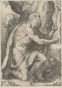 Saint Jerome by Agostino Carracci