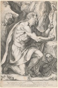 Saint Jerome by Agostino Carracci