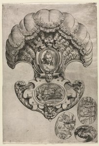 The Fan by Agostino Carracci