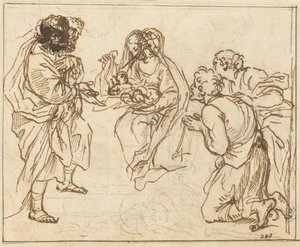 The Adoration of the Shepherds by Agostino Masucci