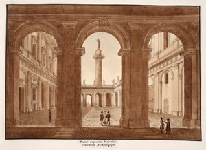 The Palazzo Imperiali Valentini. Archaeological Restoration. by Agostino Tofanelli